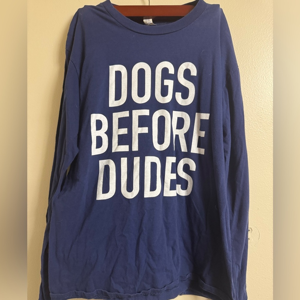 Navy Blue Dog Lover's Shirt